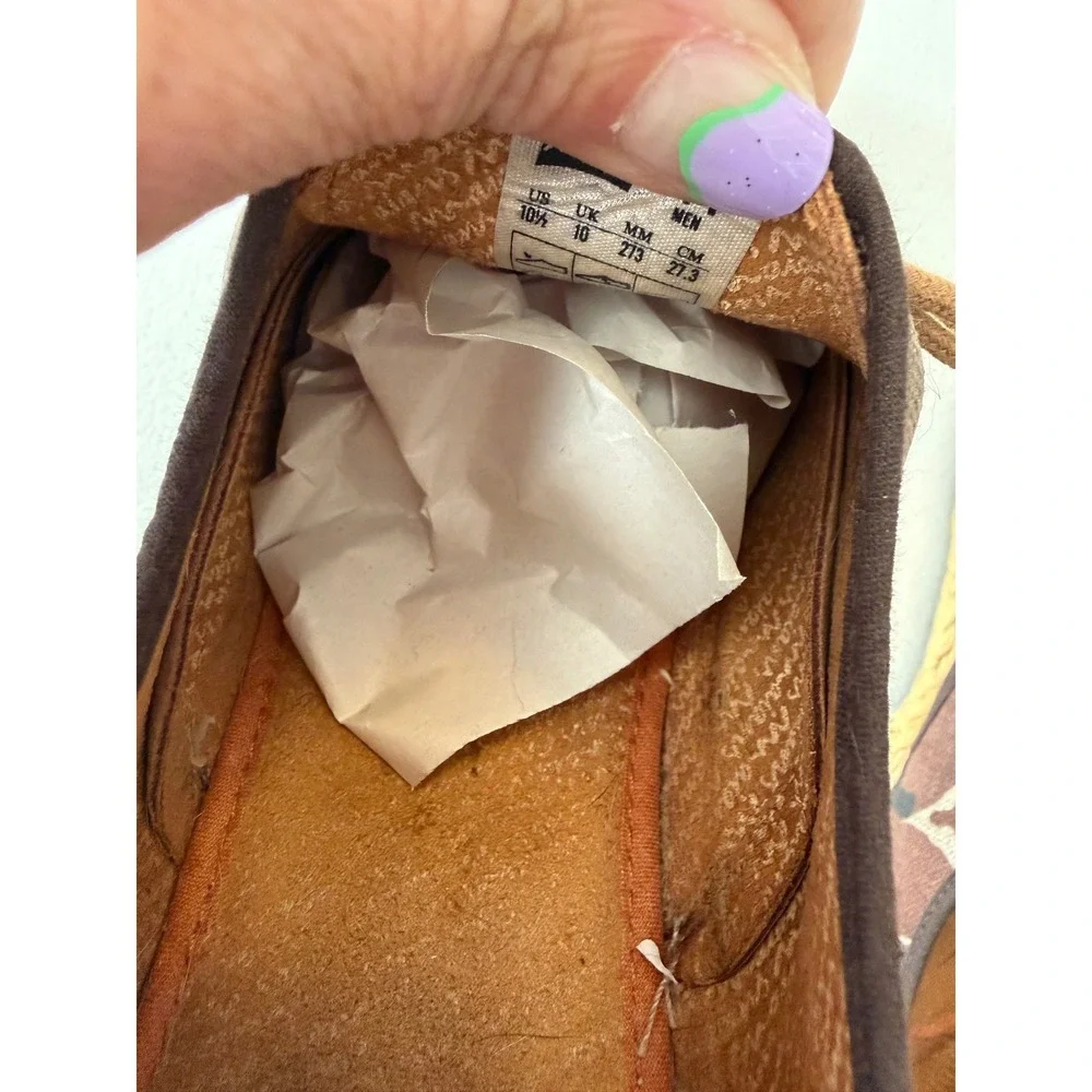 Maians Suede Camo Herringbone Hybrid Espadrille Shoes Mens 10.5 EU 44 Spain